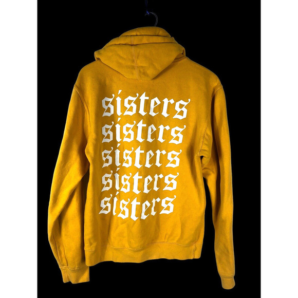 James Charles Sisters Hoodie Repeat Spell Out Pullover Hooded Sweatshirt Small - Picture 1 of 4